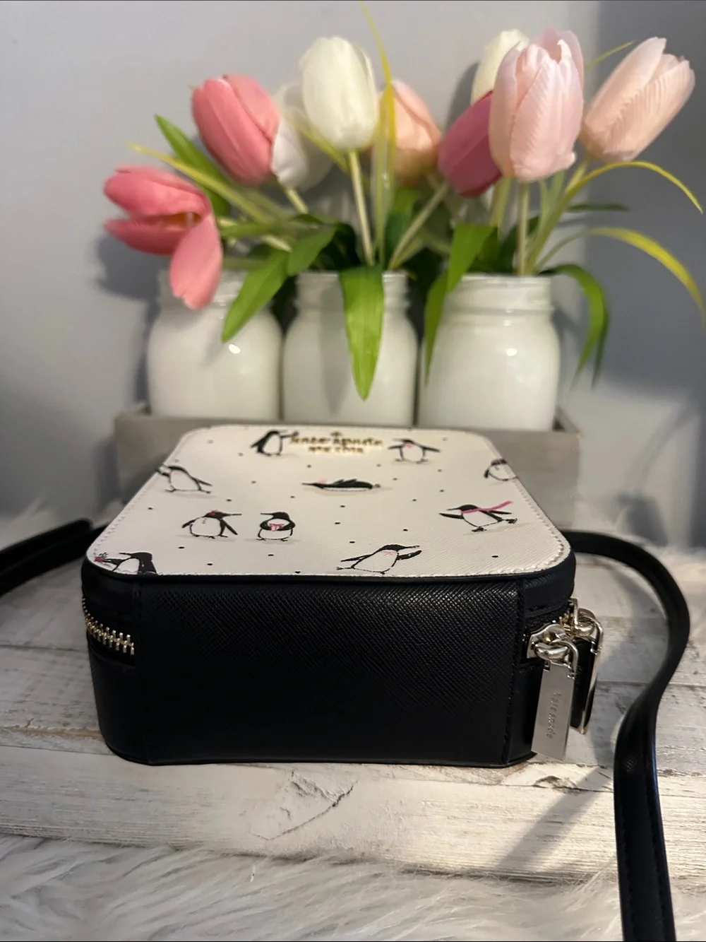 Kate spade vanity penguin crossbody bag